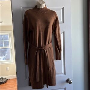 Banana Republic sweater dress with Belt